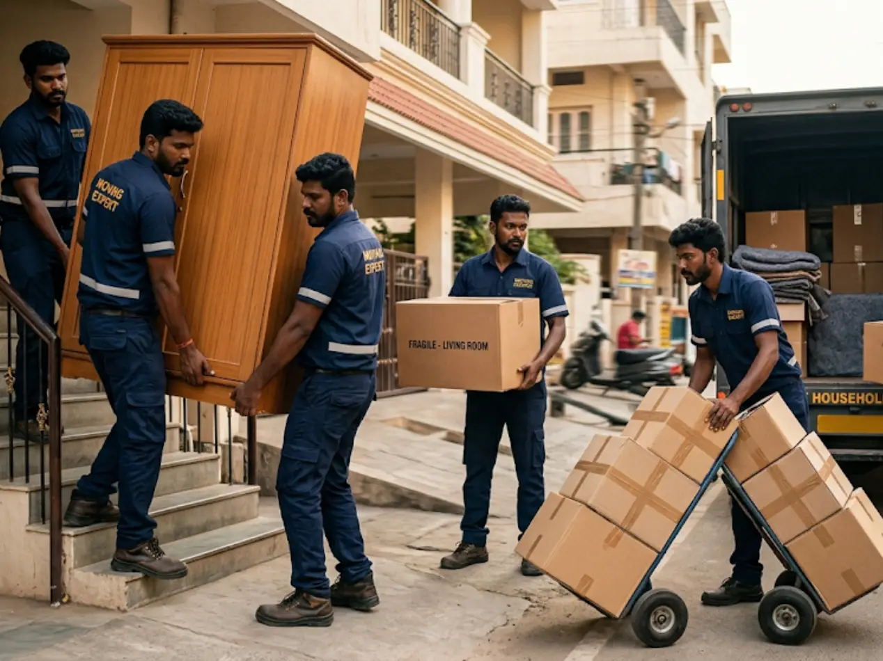 items-being-loaded-into-transport-vehicle-jeeva-packer-and-movers