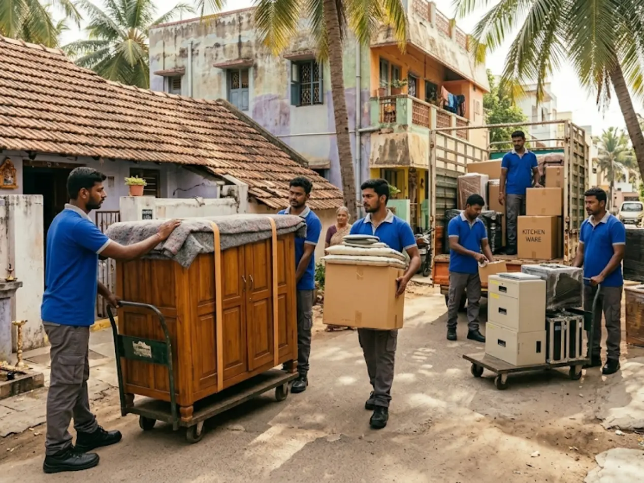 moving-team-organizing-items-jeeva-packer-and-movers
