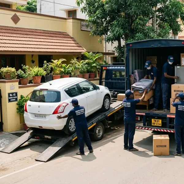 driver-inspecting-vehicle-before-transport-jeeva-packer-and-movers